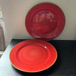 Thomson Pottery SEDONA Red Plates Set of 2 pcs